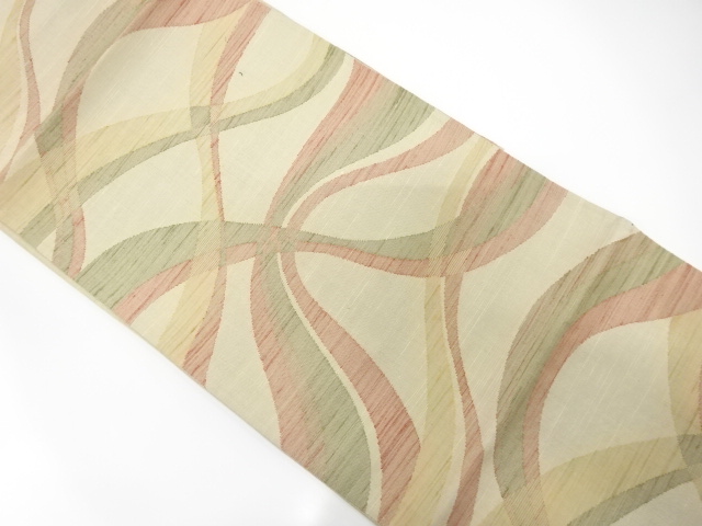 JAPANESE KIMONO / ANTIQUE FUKURO OBI / SILK / WOVEN STREAM